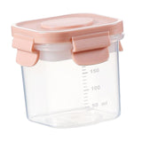 Maxbell Kitchen Organization Storage Clear Yogurt Storage Box for Fruit Preservation 200ml pink