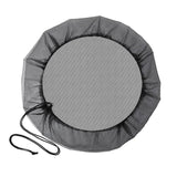 Maxbell Rain Barrel Net Cover Protector mesh Drawstring for Barrels Garden 80cm Black