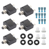 Maxbell Thermal Circuit Breaker Push Button Compact for Car Automotive Trolling