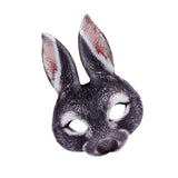 Maxbell Easter Rabbit Mask Cosplay Costume Props Novelty for Fancy Dress Carnival Black