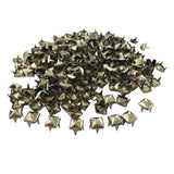Maxbell 300 Picees Square Punk Nailheads Spikes for Clothing Shoes Decor Gray Black