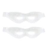 Max 2Pcs Soft Gel Ice Eye Mask Hot Cold Compress Pack Ice Eye Mask White