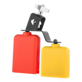 Maxbell Double Mounted Bell Set Noisemaker Percussion Instrument Accessory Style E