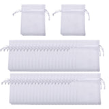 Maxbell 100 Pack 4x6 inch Small Netting Barrier Bags for Strawberries Berries Apples White