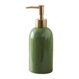 Maxbell Portable Hand Liquid Pump Bottle Empty Soap Dispenser for Makeup Mouthwash Green