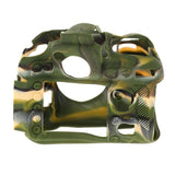 Max Detachable Silicone Camera Protective Case Cover Shell for Nikon D810 Camo