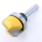 Max 8mm Shank Woodworking Milling Cutter Double Arc Round Bottom Router Bit