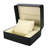 Maxbell Black PU Leather Single Slot Watch Bangle Case Wristwatch Box Organizer Gift