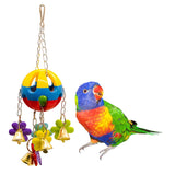 Maxbell Bird Parrot Toys Hanging Bell Pet Bird Cage Hammock Swing Toy Type 3