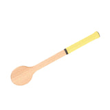 Maxbell Wooden Tennis Pointer Spoon Wooden Spoon 55x12cm for Training Beginner yellow