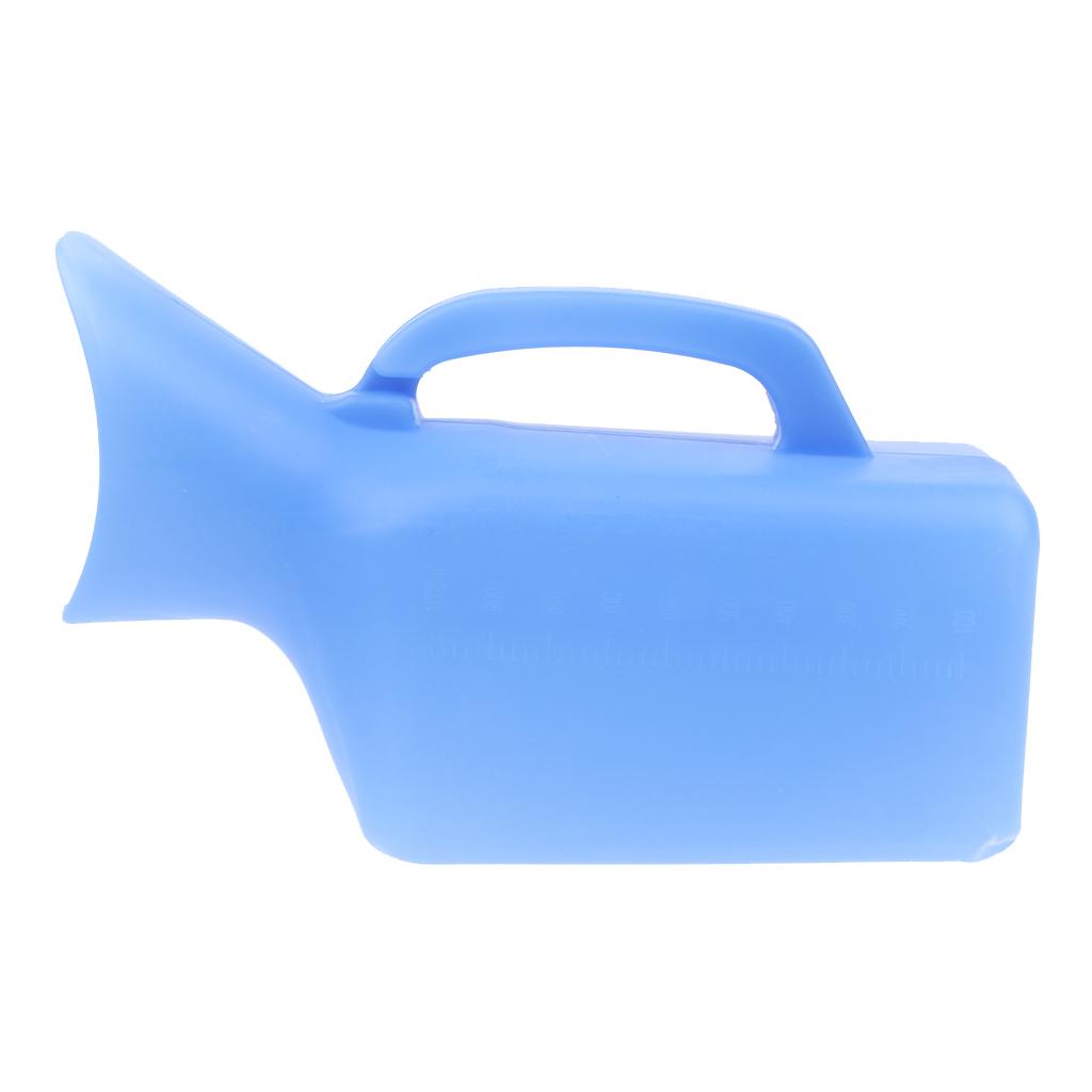 Maxbell Handheld Portable Mobile Urinal Toilet Bottle  Women use blue 1000ml