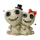 Maxbell Home Censer Incense Cones Holder Accents Meditation Doll Cone Burner Beige