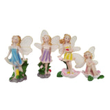Max 4x Miniature Music Instrument Flower Fairy Resin Garden Dollhouse Decor