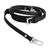 Maxbell Leather Bag Strap Replacement Universal Shoulder Strap for Shoulder Handbags Black