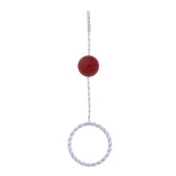 Max Fashion Cigarette Ring Holder with Agate Bead Hands Free Smoking Partner C