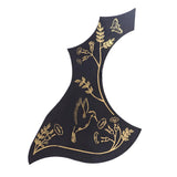 Max Maxb Left Handed Acoustic Guitar Pickguard Pick Guard Anti-scratch Plate Black