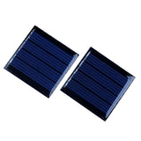 Max 2Pieces 5.5V/2V 60mA Polycrystalline Solar Panel for DIY Model Airplane  2V