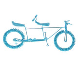 Maxbell Hand Made Metal Craft Bicycle Model Toy Office Desk Home Decor Blue