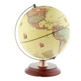Maxbell Illuminated Spinning World Globe Constellation Map Wooden Stand Night Light