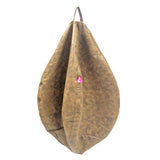 Max Kids Stuffed Animal Storage Bean Bag Leathaire Beanbag Couch Cover Brown_M