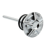 Maxbell Engine Oil Dipstick Durable for Harley Softail Series Slim Silver