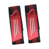 Maxbell 2Pcs Bicycle Ankle Leg Strap Outdoors Remove and Install Easily Bandage Red
