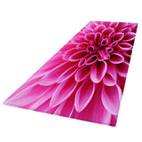 Max 3D Living Room Area Rug Runner Anti-Skid Floor Mat Carpet Flower