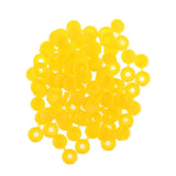 Maxbell 50pcs Furniture Decorative Cover Plastic Hinged Fold Snap Screw Caps Yellow