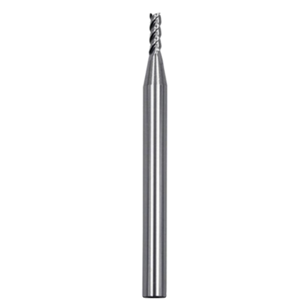 Max Maxb CNC Tungsten Steel Three-edge HRC45 Degree Flat-end Milling Tool 2x4Dx50mm