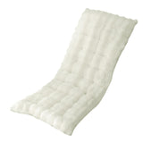 Maxbell Lounge Chair Cushion Gift Soft Thick Lounger Pad for Garden Office Furniture White