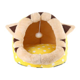 Maxbell Cat House Dog Nest Dog Bed Removable Cushion Kennel Cat Beds for Indoor Cats M  Cat