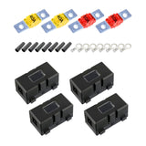 Maxbell Car ANS Fuse Holder Block Durable Waterproof for Motorcycles Cars 4 Set 40A 50A