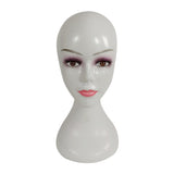 Maxbell Mannequin Head Wig Display Styling Head Wig Cap for Women Wig Hat White