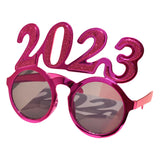 Maxbell New Year Photo Glasses Decorations Photo Prop for Adults Kids Celebration Rose