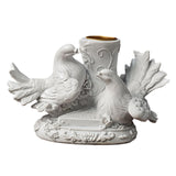 Maxbell Pigeon Candle Holder Adorable Candlestick Statue for Office Wedding 12.5cmx7cmx8.5cm