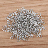 Max 200set Iron Screw Eye Pins Hook Bail Peg Pendants Charms Connectors 4x8mm 1