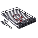 Max RC Roof Luggage Carrier w/ 6 LEDs for D90 RC4WD Axial SCX10 trx-4 RC Decor