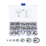 Maxbell 165 Pieces Hexagonal Acorn Nuts with Storage Box for Indoor and Outdoor