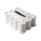 Maxbell Elegant Tissue Dispenser Box Decor Stylish Square for Vanity Table Desk Car White