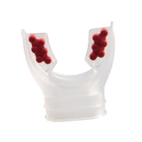 Maxbell Diving Regulator Mouthpiece Diving Equipment Breathing Tube Accessories Clear Red