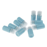 Maxbell 10Pcs PET Makeup Toner Remover Liquid Containers Travel Shampoo Bottles 10ml Light Blue