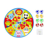 Maxbell Cartoon board Toys Home Wall Mounted with 8 Sticky Balls Games fruit animals