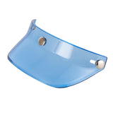Maxbell Motorcycle Helmet Visor Peak 3 Snap for Helmets with 3 Buttons Replaces Blue