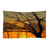 Maxbell 3D Wall Hanging Tapestry Curtain for Party Decor Sunset Tree_150x150cm