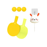 Maxbell Portable Indoor Hanging Table Tennis with Balls Interaction Birthday Bunny Three Ball