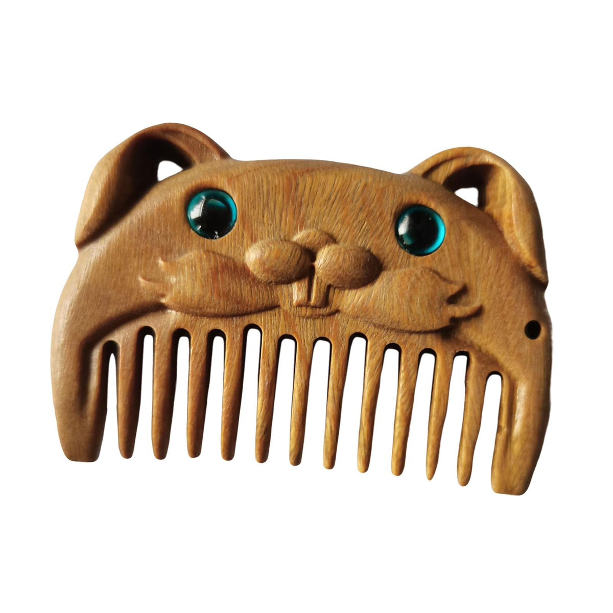 Maxbell Wood Hair Combs Beard Comb Multi Functional Portable Women Men Gift Handmade Rabbit