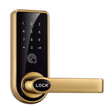 Max Touchscreen Digital 4-in-1 Keyless Entry Electronic Code Lock Golden