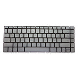 Maxbell Laptop Keyboard Replacement Spanish for 14-Bk Tpn-W125 Silver Backlight