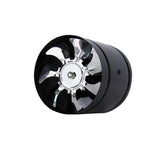 Maxbell 6 inch 40W Inline Duct Booster Fan Ventilation Exhaust Air Blower Black