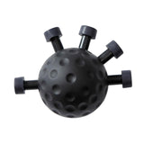 Maxbell Finger Strength Trainer Adjustable Hand Ball for Musician Guitar Training Black